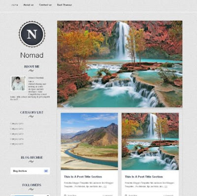 Nomad Blog Template