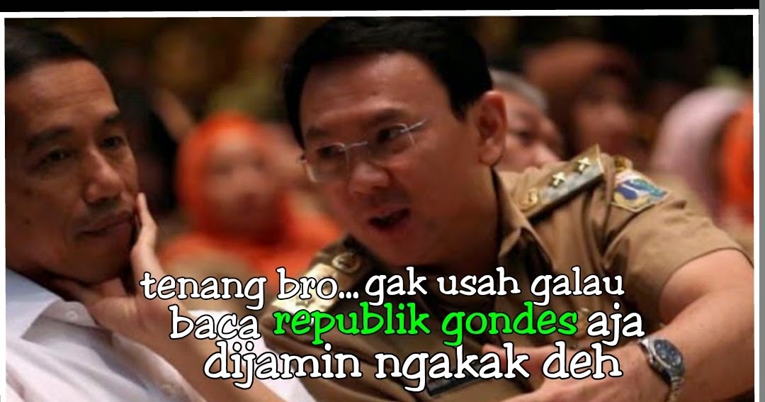 Cerita Obrolan Santai Lucu Jokowi Ahok ~ Cerita Humor Lucu 