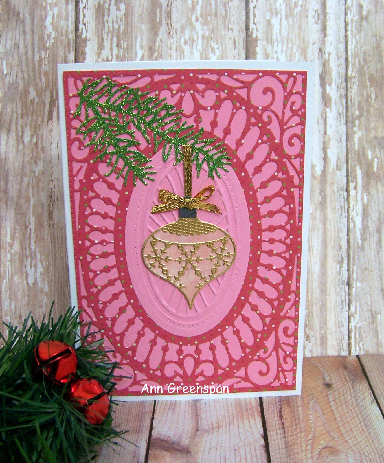 Ann Greenspan's Crafts Recycling Christmas Cards