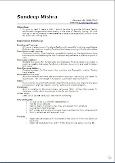 Résumé Sample