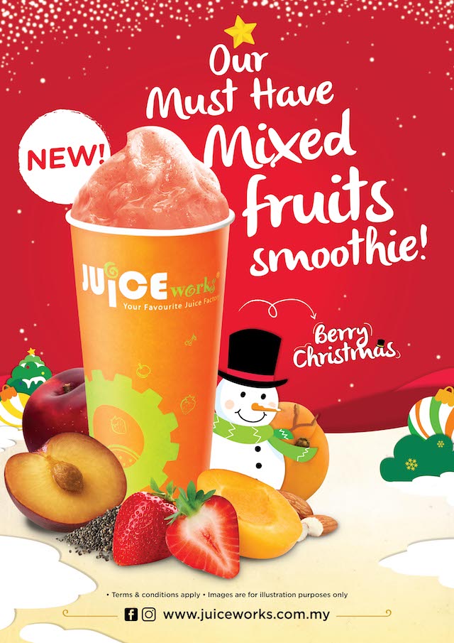 Berry Christmas Delicious Dieting Juice Works Malaysia