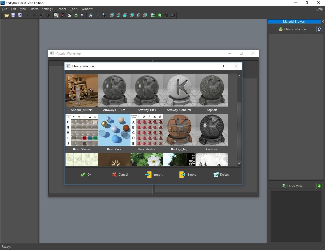 Infoarquitectura y diseño 3D Modelado y render Kerkythea (II)