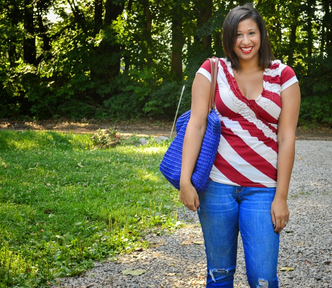 Red white and blue outfit inspiration