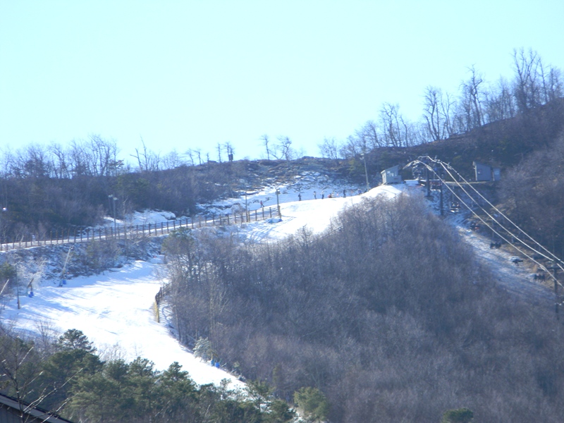 SWAC Girl Massanutten Resort Winter 2012 on top of the world