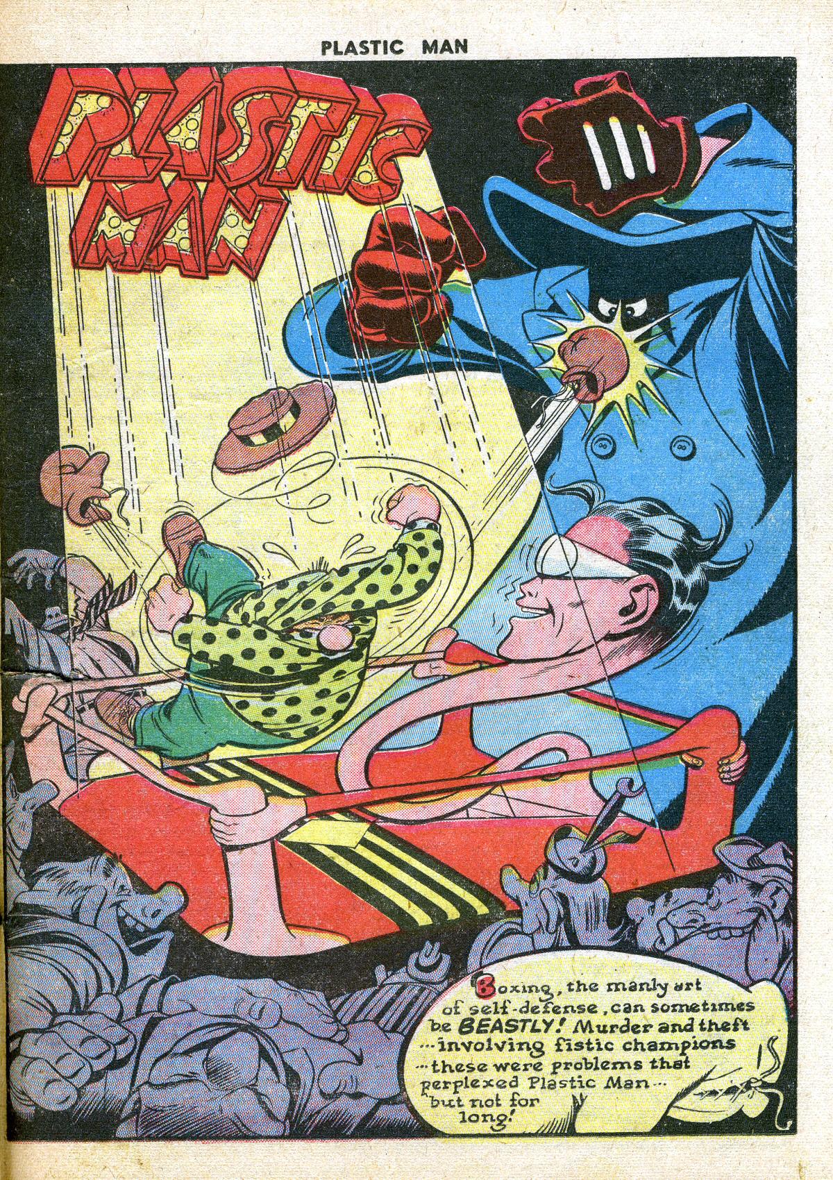 Read online Plastic Man (1943) comic -  Issue #19 - 23