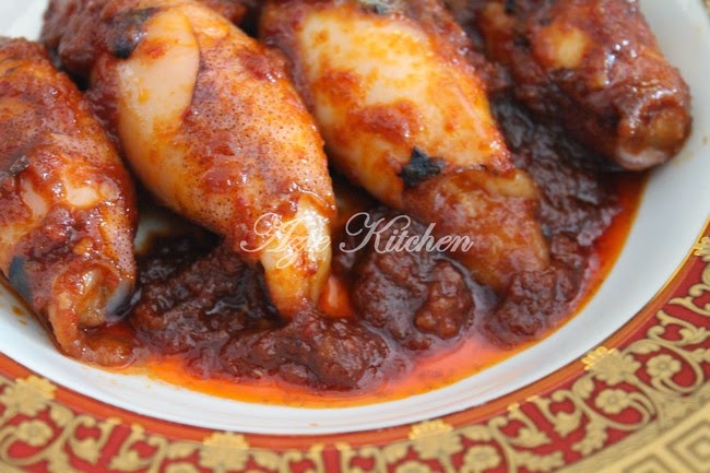 Sambal Sotong Bertelur Azie Kitchen