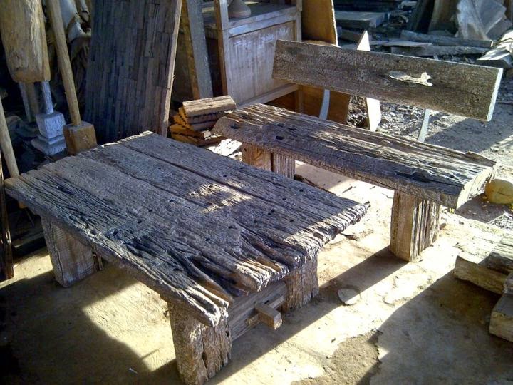 KUBU KAYU Furniture Art Recycled Railway Sleepers KUBU KAYU Furniture Art Recycled Railway Sleepers