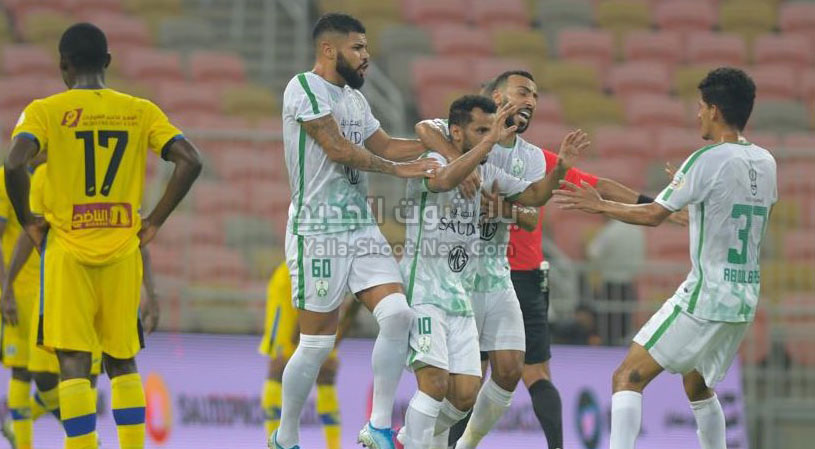 الأهلي يتغلب على نادي التعاون في الجولة السابعه من الدوري السعودي بثلاث اهداف لهدف.
