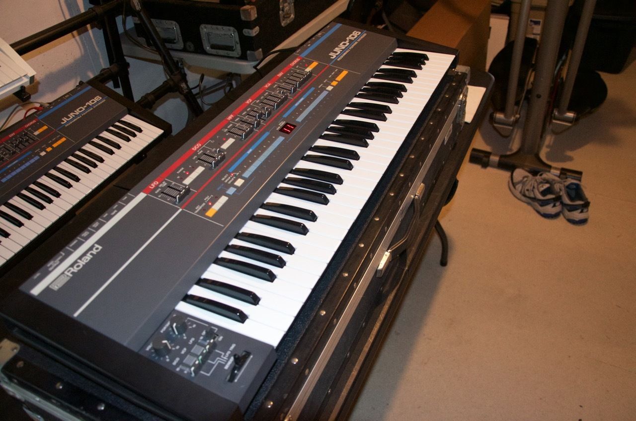 MATRIXSYNTH Vintage Roland Juno 106 Analog Synthesizer serviced by