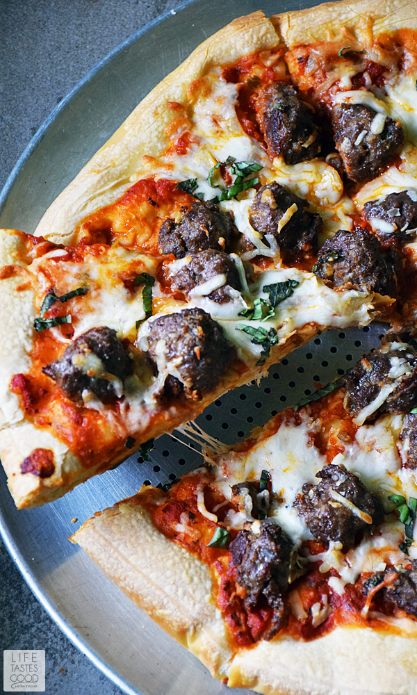Meatball Sub Pizza Life Tastes Good