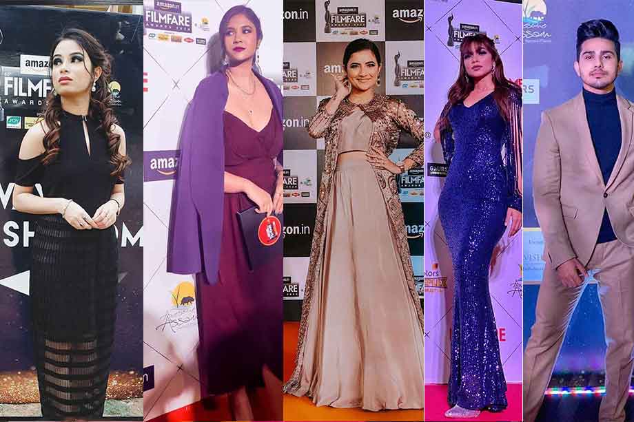Bloggers & Youtuber at 65th Filmfare Awards Guwahati anzila nazin at filmfare, flying beast, murunal panchal, sunny chopra, tik tok start in filmfare award