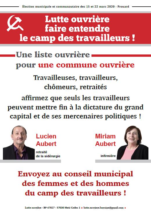 Affiche campagne Frouard