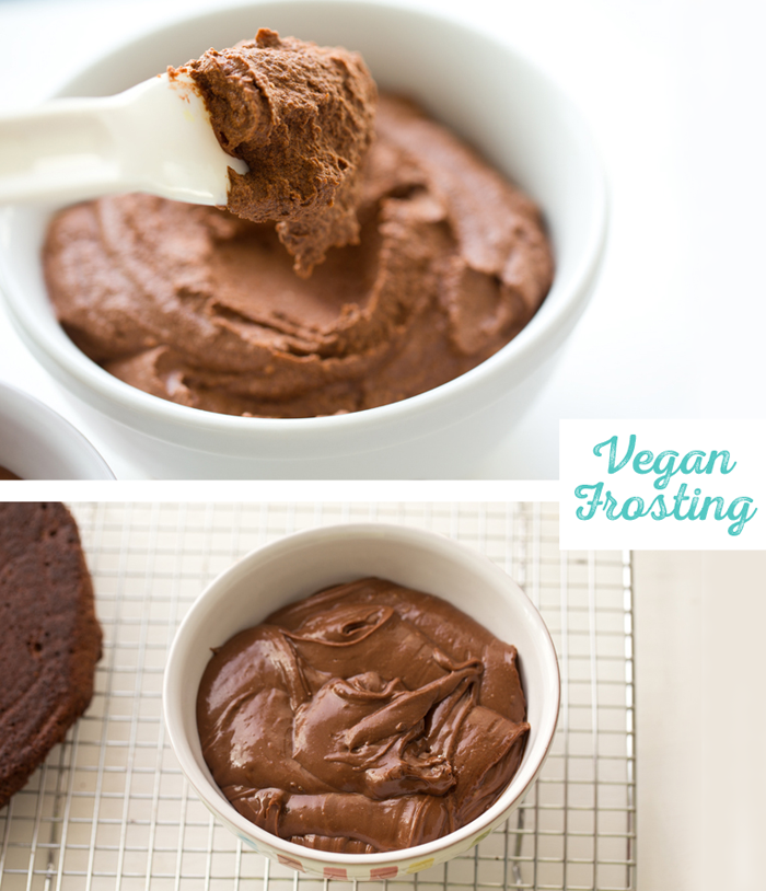 Two Vegan Frostings: Chocolate Buttercream and Chocolate Fudge