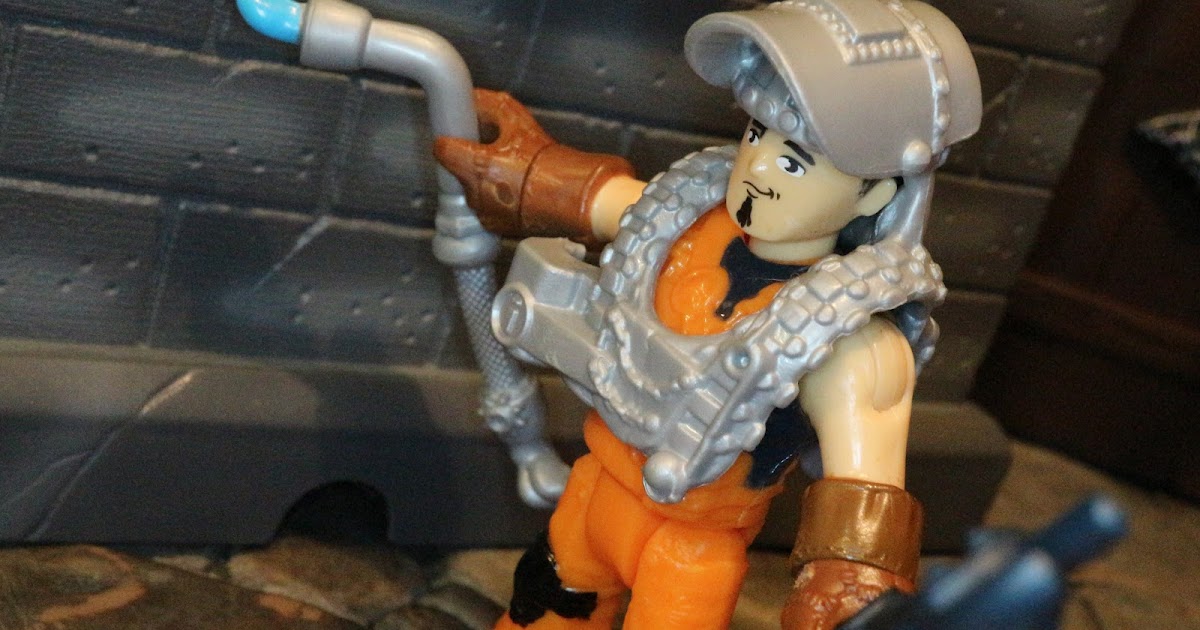 Action Figure Barbecue Action Figure Review Welder from Imaginext Collectible Figures Series