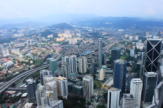 View of Kuala Lumpur from Sky Bridge