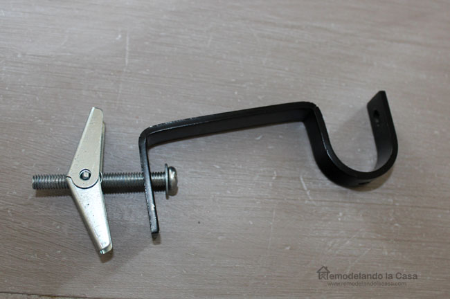 How To Repair A Curtain Rod Anchor That Got Ripped Out Of