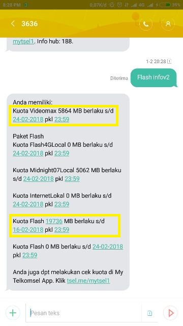 Cara Cek Masa Aktif Kuota Internet Telkomsel Simpati Loop Dan Kartu As