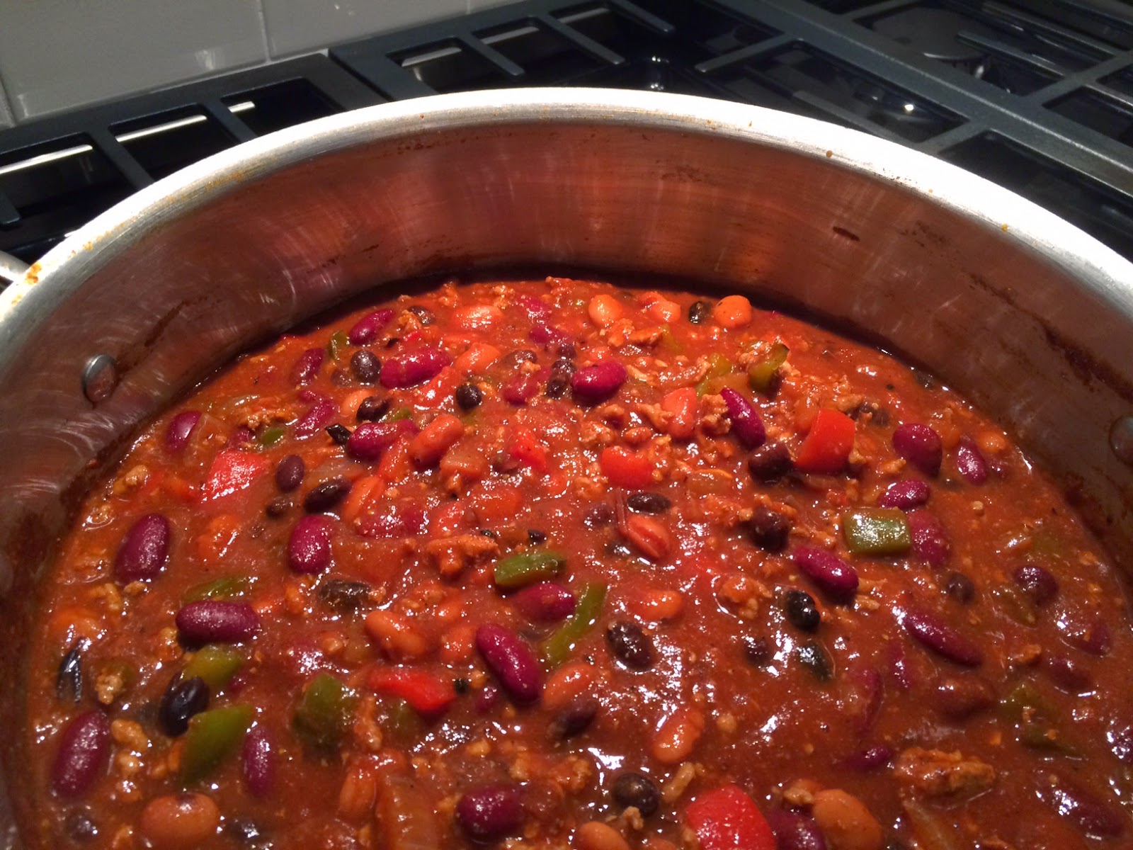 Trez Bon Variation on Guy Fieri's Turkey Chili
