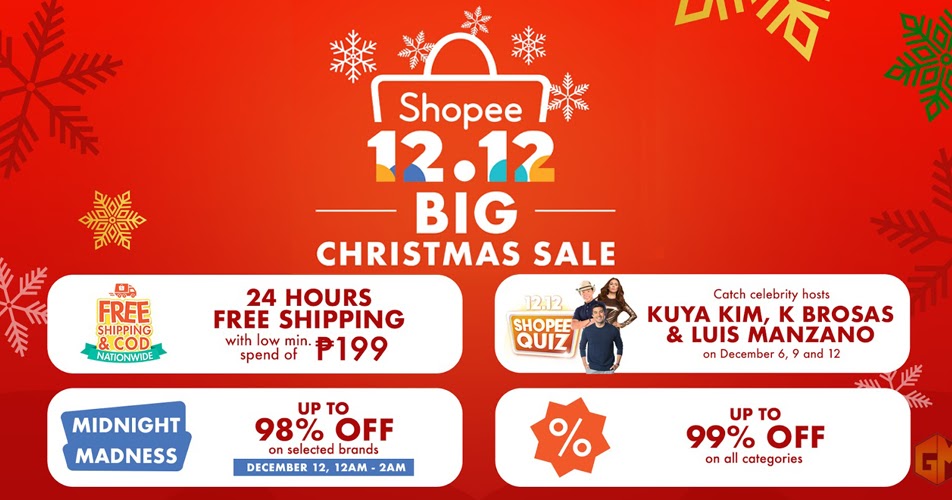 bigger than ever, the Shopee 1212 Big Christmas Sale. Gizmo Manila
