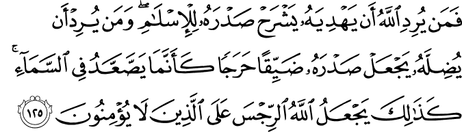 Surat Al-An'am Ayat 125