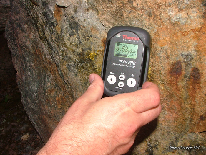 Radioactive matter migrates more quickly through fractured carbonate