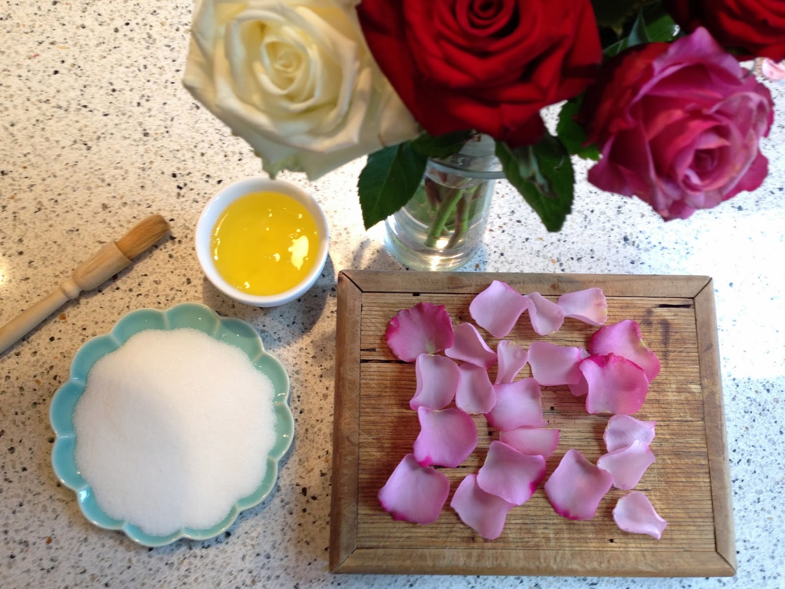 Claudie's Cakery How To Make Candied Rose Petals