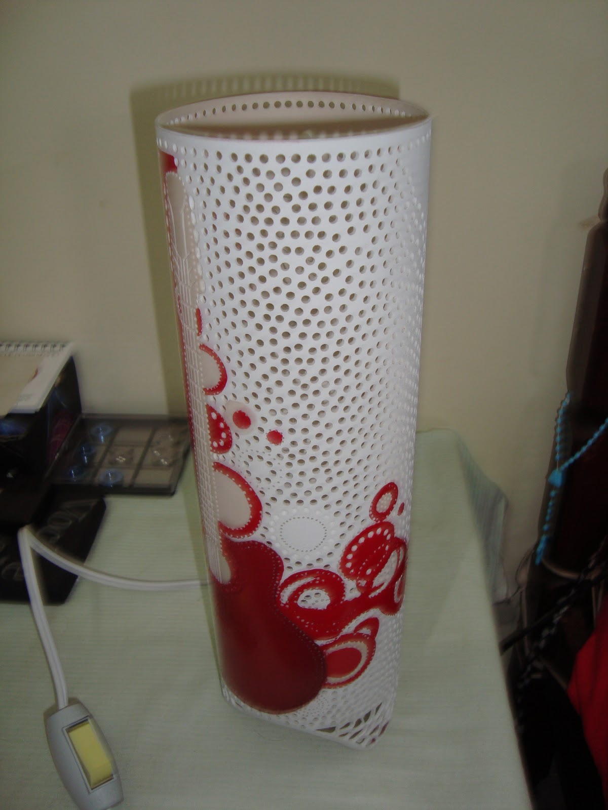 Art Luz Luminárias Artesanais Luminária de Mesa_PVC Musical Violão