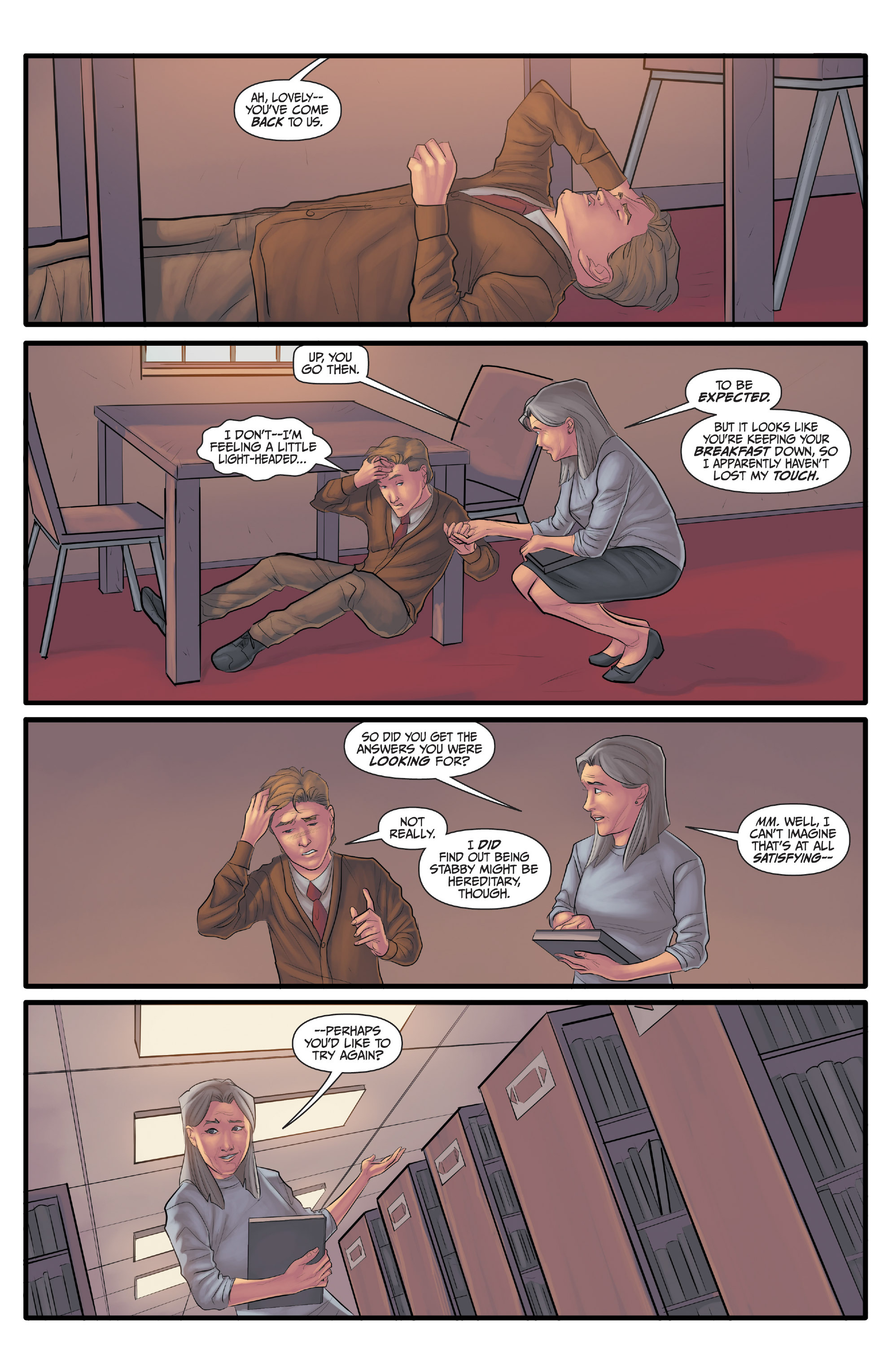 Read online Morning Glories comic -  Issue #43 - 18