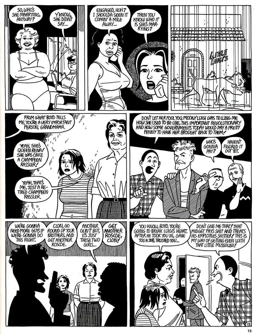 Read online Love and Rockets (1982) comic -  Issue #48 - 15