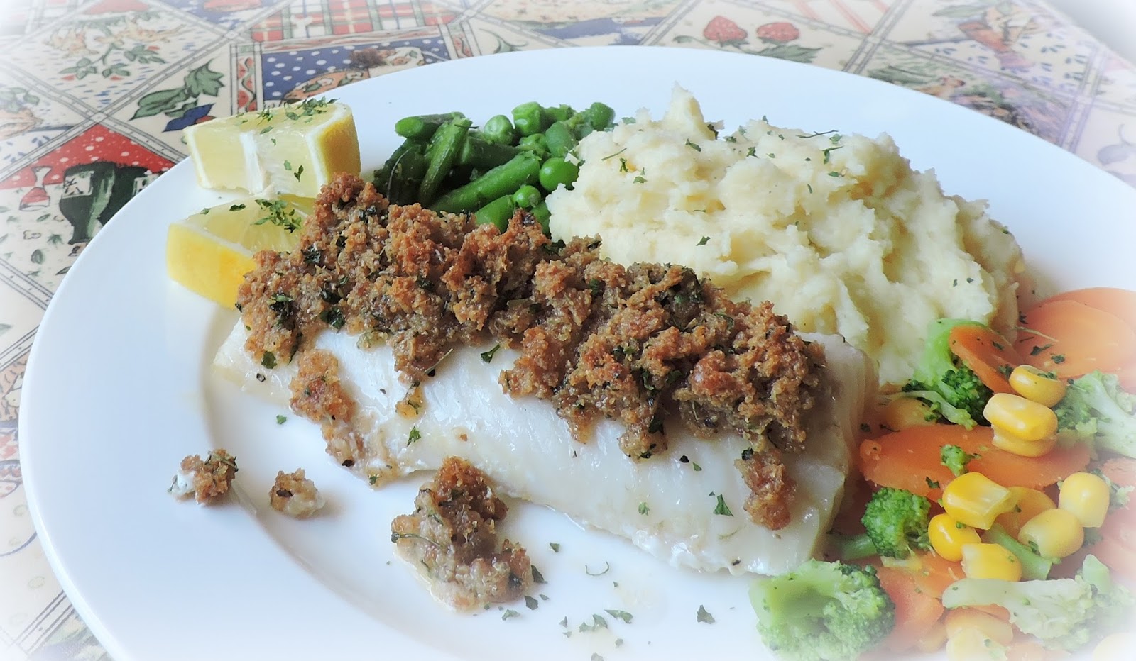 The English Kitchen: Herb Crumbed Cod Fillets