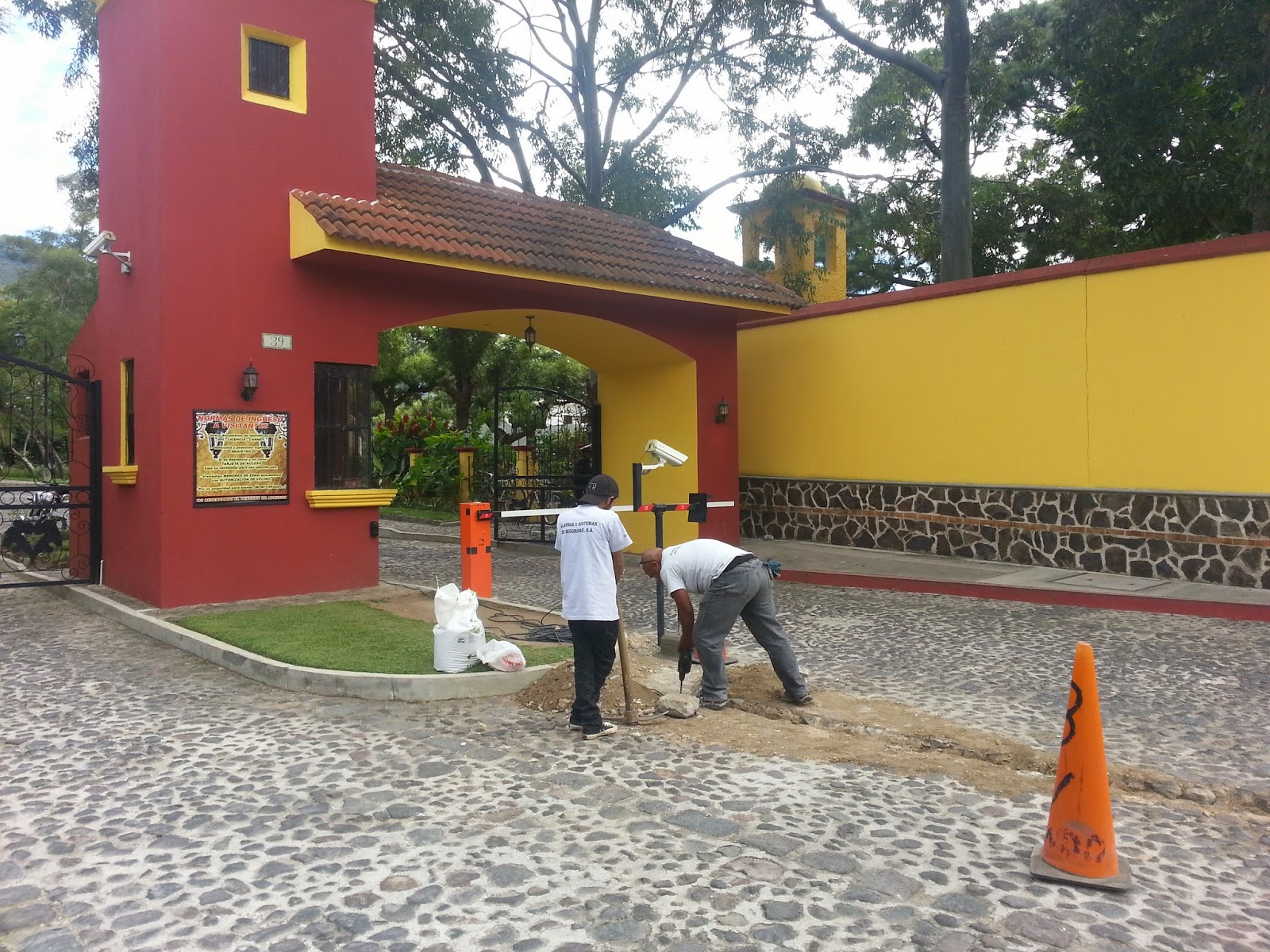 Condominio bella vista jocotenango instalaci n de lector de