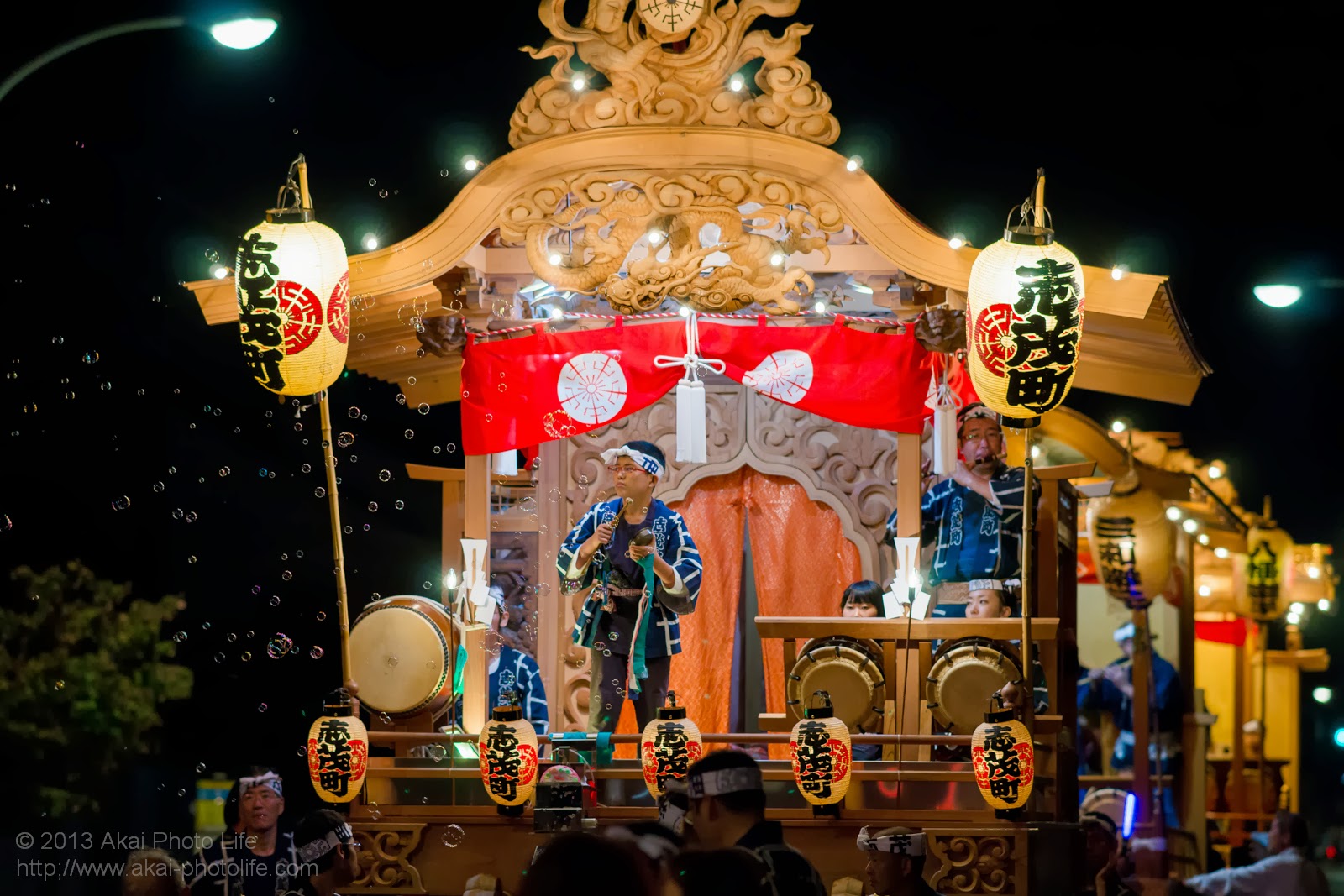 平井のお祭り、志茂町の山車