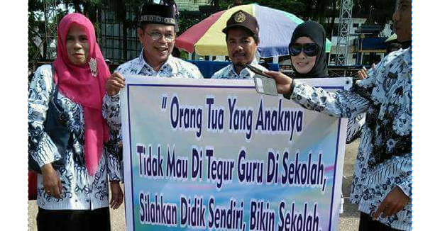Hasil gambar untuk guru dilaporkan ke polisi karena mencubit