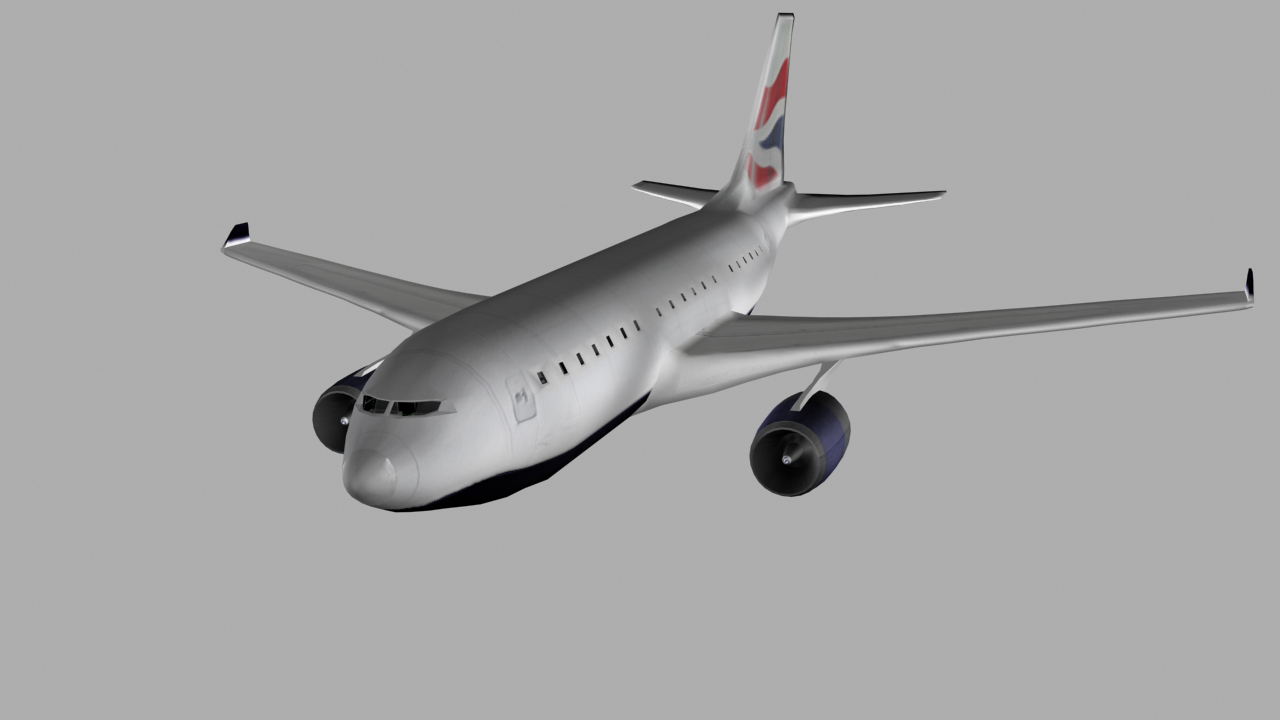 Games Development 3D Plane Model