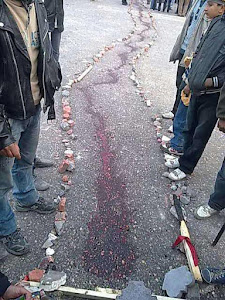 دماء الشهداء ضحايا جنود الجيش فى أحداث مذبحة مجلس الوزراء