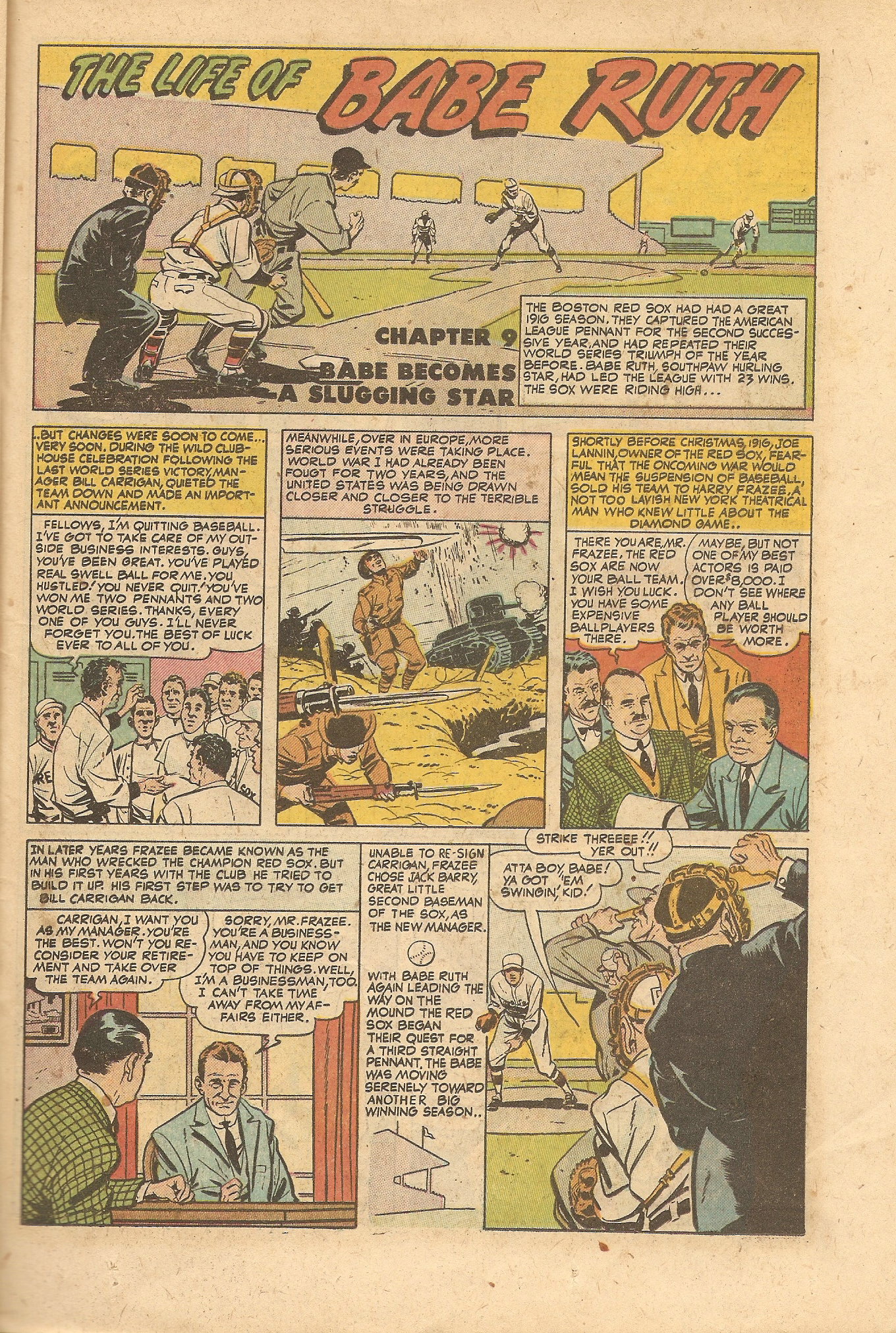 Read online Babe Ruth Sports Comics comic -  Issue #9 - 23