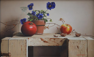 flores-y-frutas-representaciones-realistas cuadros-frutas-flores-bodegones
