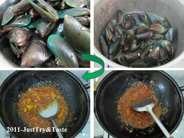 Resep Kerang Hijau Saus Padang