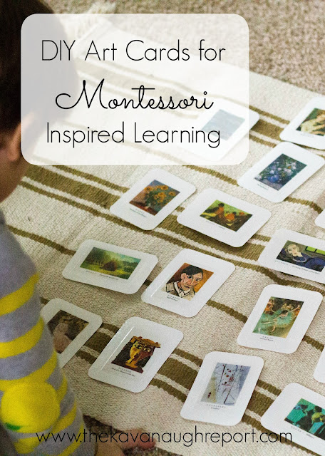 DIY Art Cards for Montessori Learning
