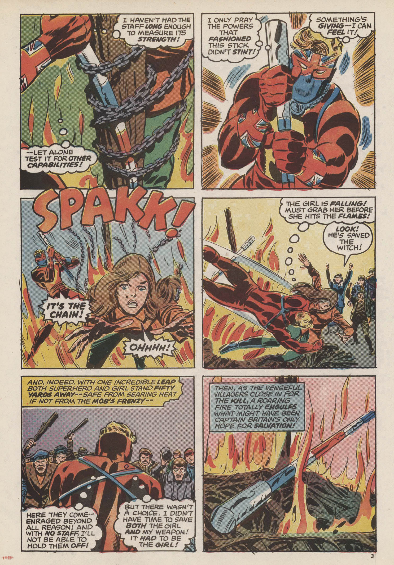 Read online Captain Britain (1976) comic -  Issue #12 - 3