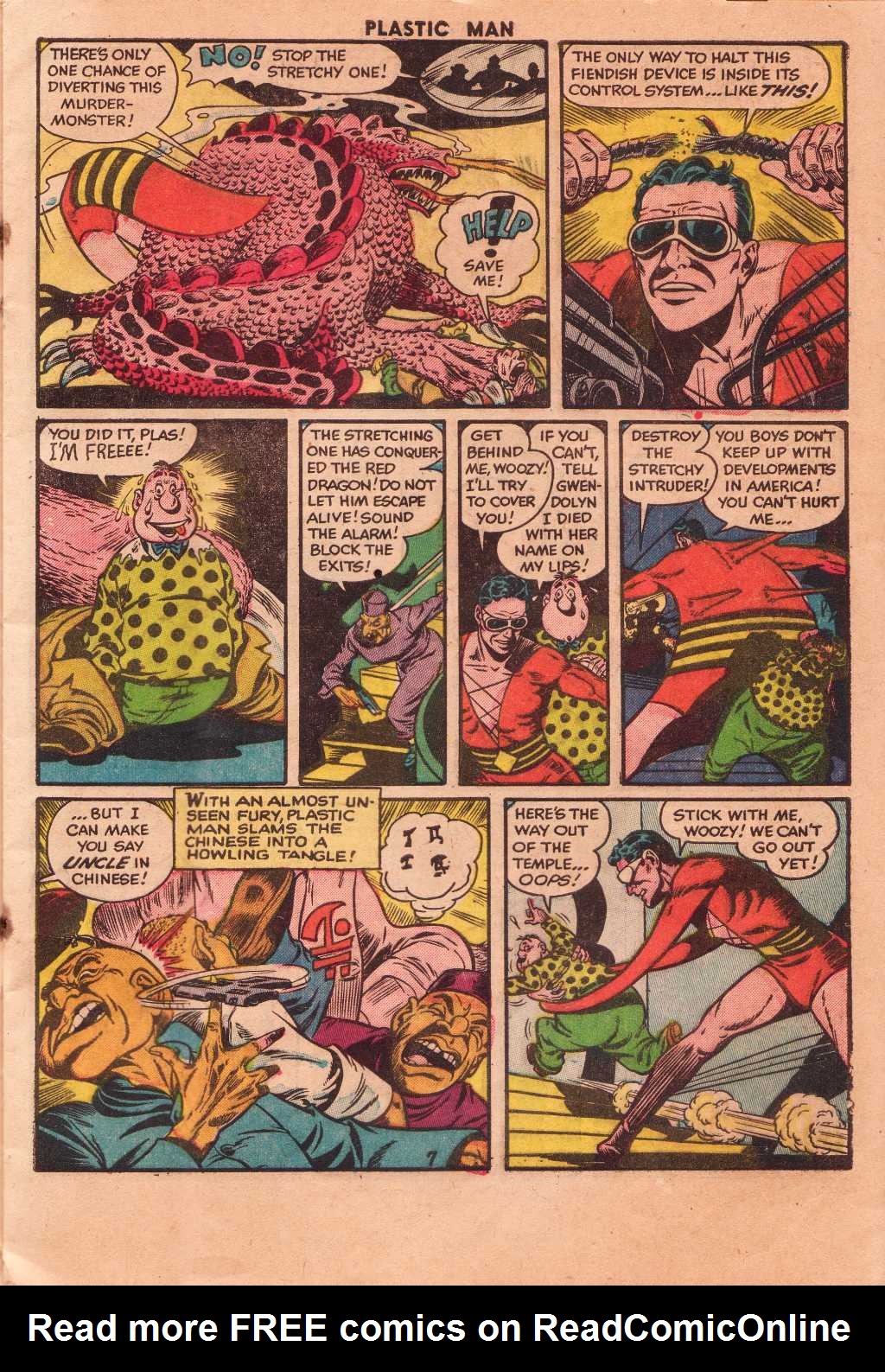 Read online Plastic Man (1943) comic -  Issue #41 - 10