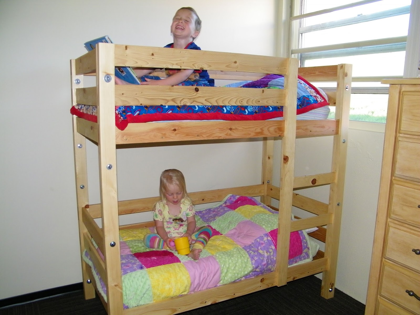 Toddler Bunk Beds Diy, Diy Toddler Size Bunk Beds