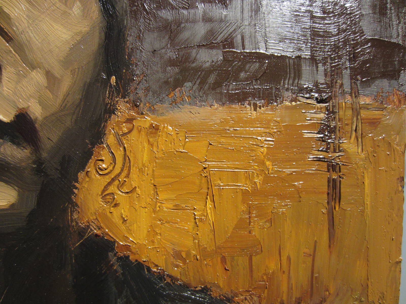 Brian DiNicola Burnt Umber, Raw Umber, Burnt Sienna, Yellow Ocre, Zinc