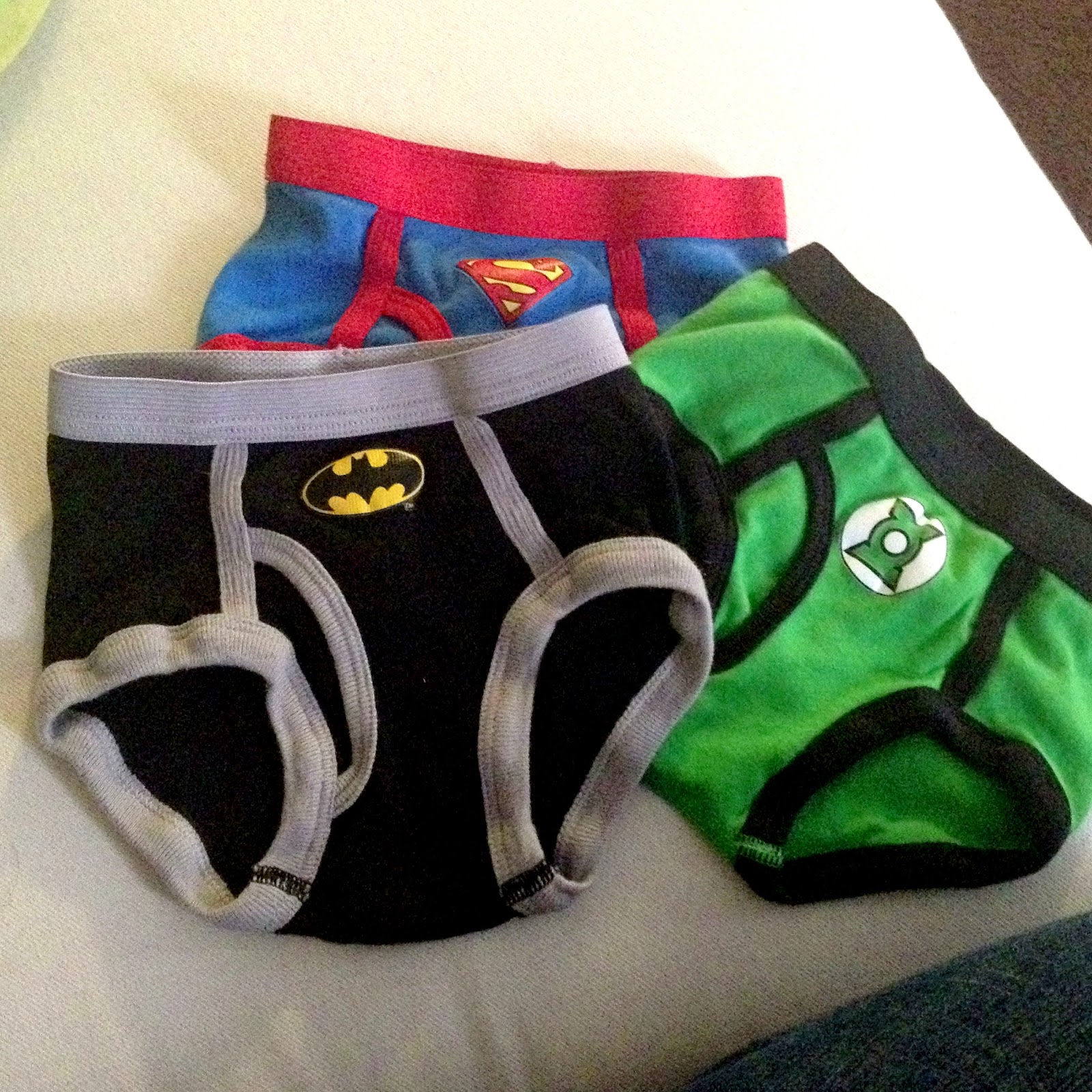 Mommy's Middle Ground Superhero Big Boy Underpants