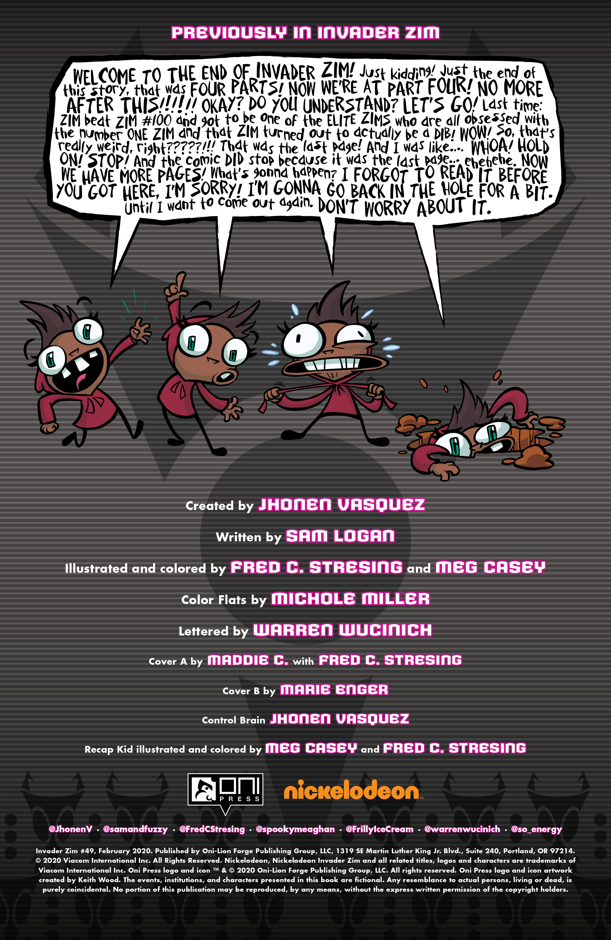 Read online Invader Zim comic -  Issue #49 - 2