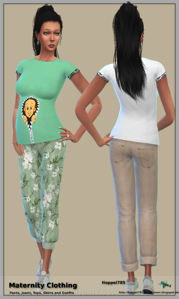 Sims 4 CC's The Best Maternity Clothing by Hoppel785
