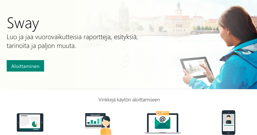 Opeblogi sway ja docs wau