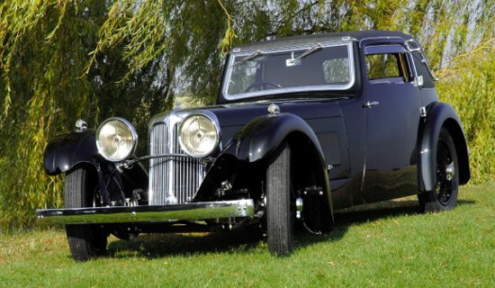 S.S. 1 car (Jaguar 1932) - front
