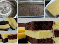 Resep Membuat Cake Kukus Lapis Coklat Keju Rumahan!! Dijamin Super Praktis Dan Lezat.