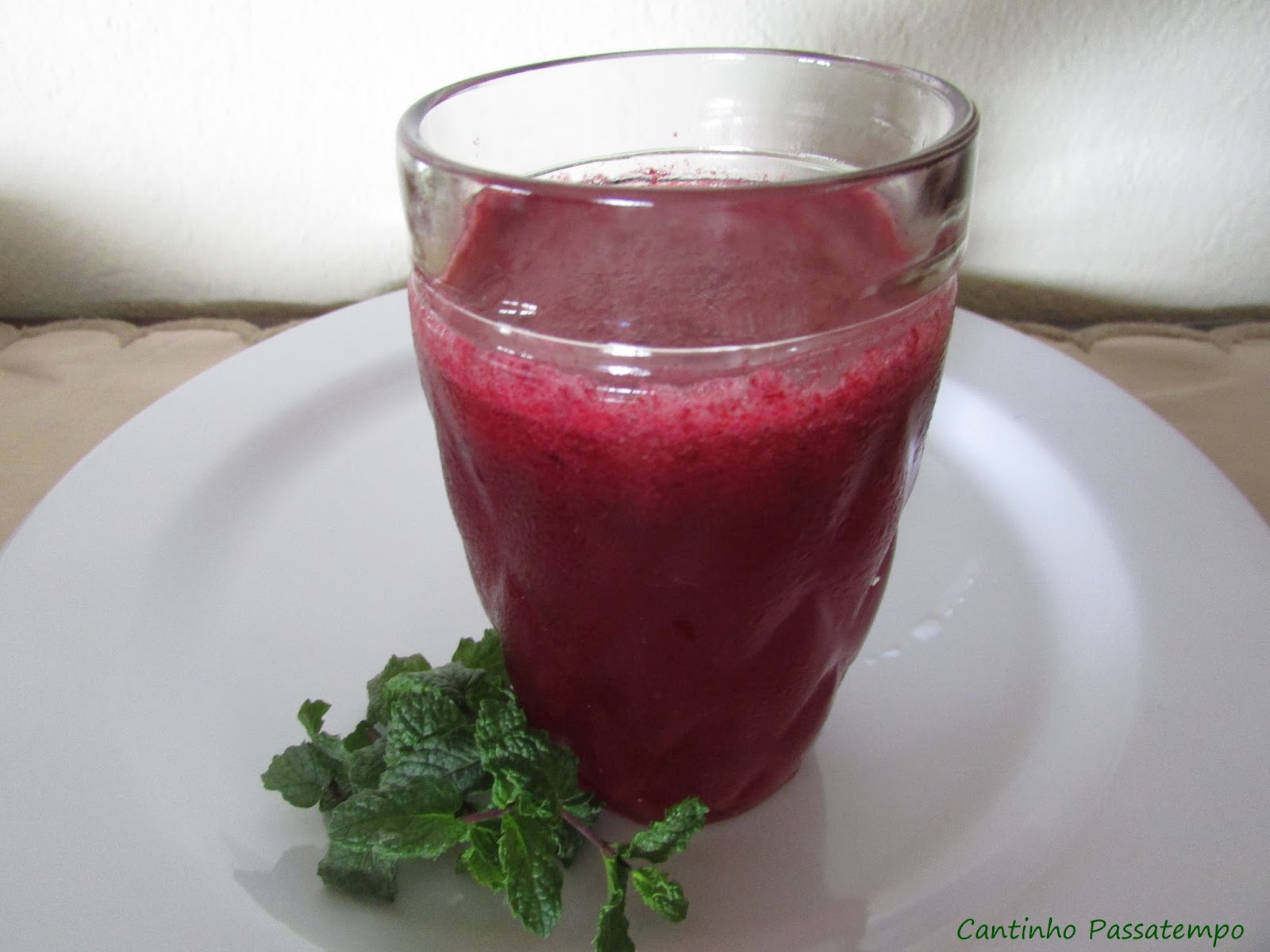 Suco De Amora Receita